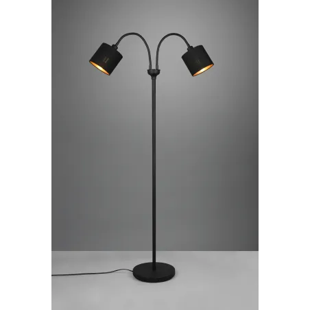 Lampadaire Intérieur Métal noir mat 230V.