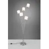 Lampadaire Intérieur Métal Nickel mat 230V.