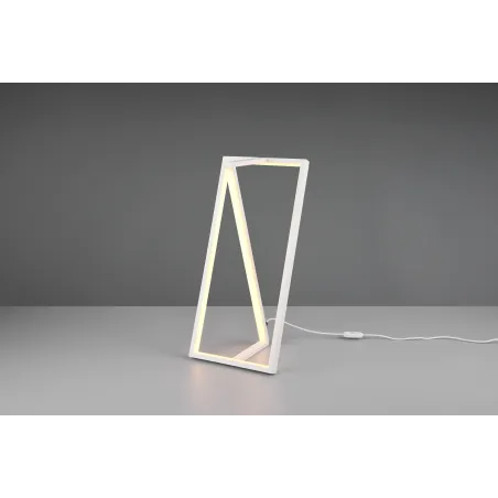 Lampe de table Intérieur Métal Blanc mat 230V. LED 2300+3000+4000K 950lm.