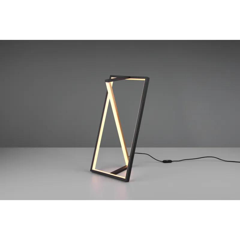 Lampe de table Intérieur Métal noir mat 230V. LED 2300+3000+4000K 950lm.
