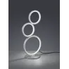 Lampe de table Intérieur Métal argent 230V. LED 3000K 1900lm.