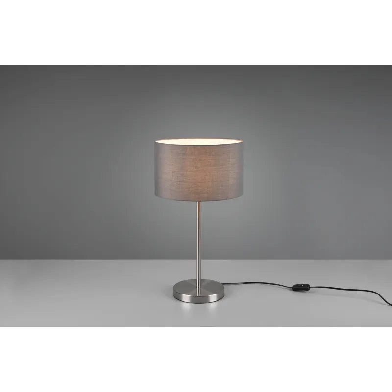 Lampe de table Intérieur Métal Nickel mat 230V.