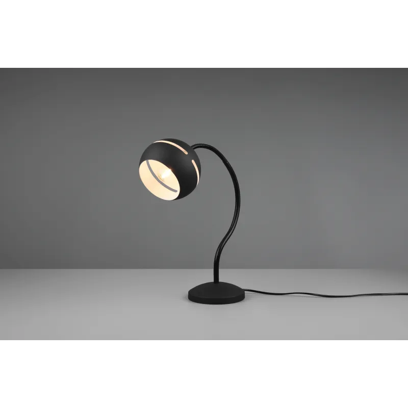Lampe de table Intérieur Métal noir mat 230V.