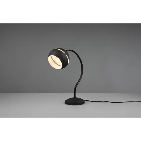 Lampe de table Intérieur Métal noir mat 230V.