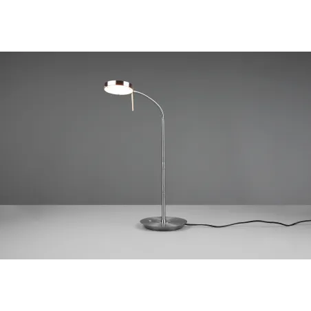 Lampe de table Intérieur Métal Nickel mat 230V. LED 2300+3000+4000K 1400lm.