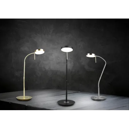 Lampe de table Intérieur Métal noir mat 230V. LED 2300+3000+4000K 1400lm.