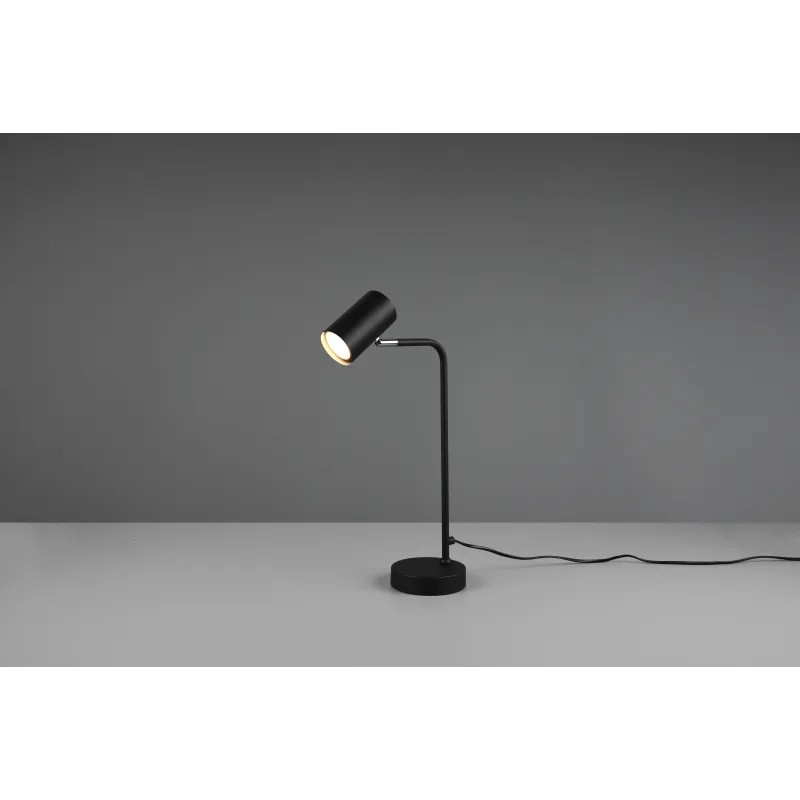 Lampe de table Intérieur Métal noir mat 230V.