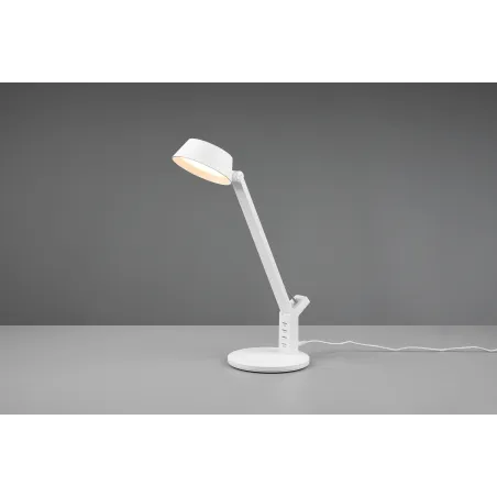 Lampe de table Intérieur Plastique Blanc mat 230V. LED 3000+4000+6300K 600lm.