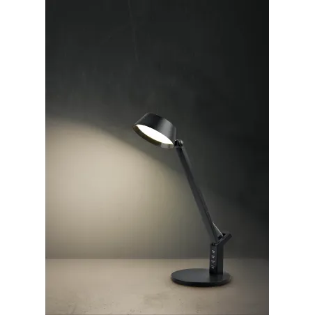 Lampe de table Intérieur Plastique noir mat 230V. LED 3000+4000+6300K 600lm.