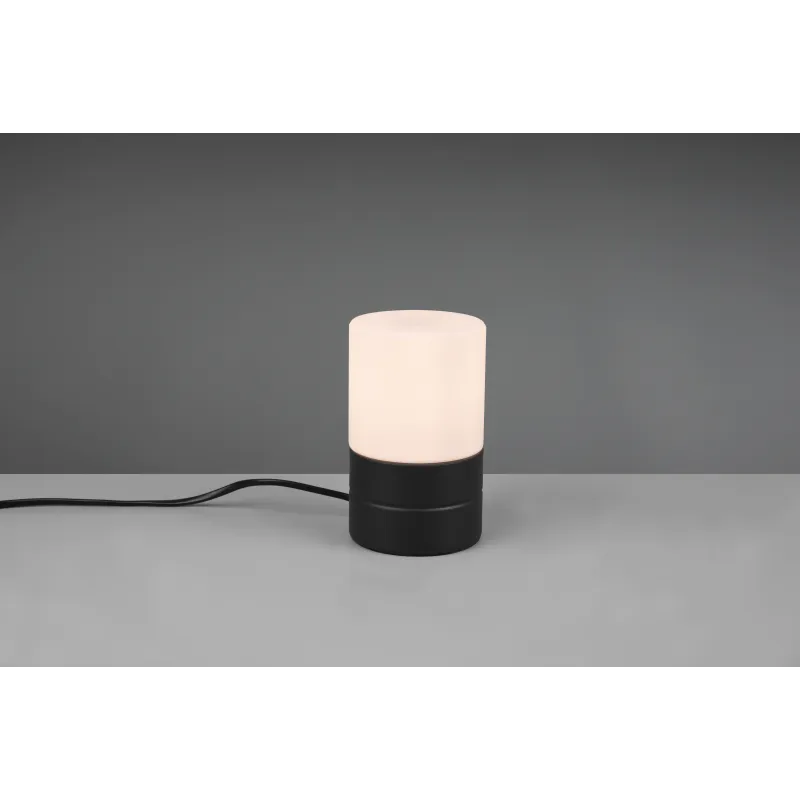 Lampe de table Intérieur Métal noir mat 230V.