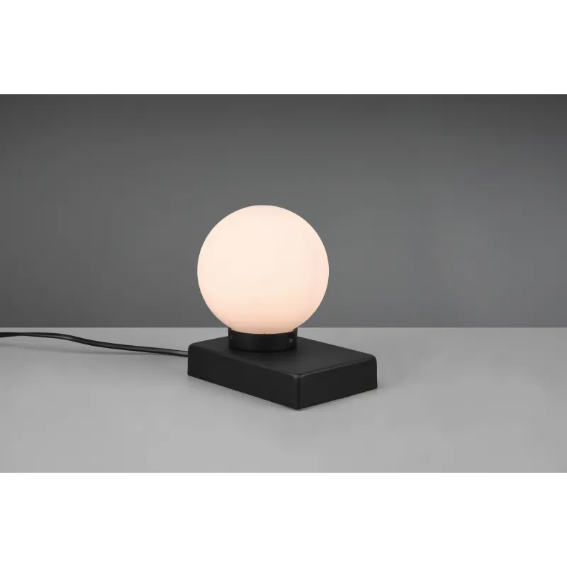 Lampe de table Intérieur Métal noir mat 230V.