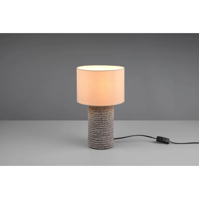 Lampe de table Intérieur Céramique brun 230V.