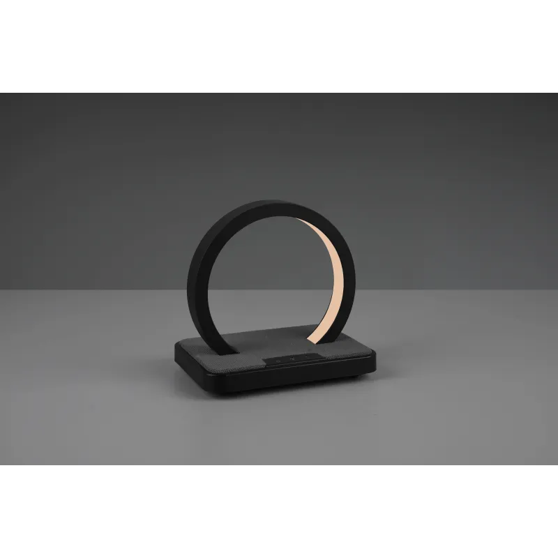 Lampe de table Intérieur Plastique noir mat 230V. LED 3000K 20lm.