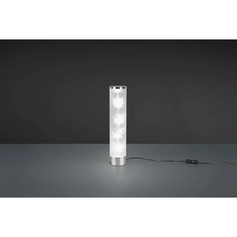 Lampe de table Intérieur Métal chrome 230V. LED 3000K 50lm.