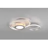 Plafonnier Intérieur Métal Nickel mat 230V. LED 2700 - 6000K 4300lm.