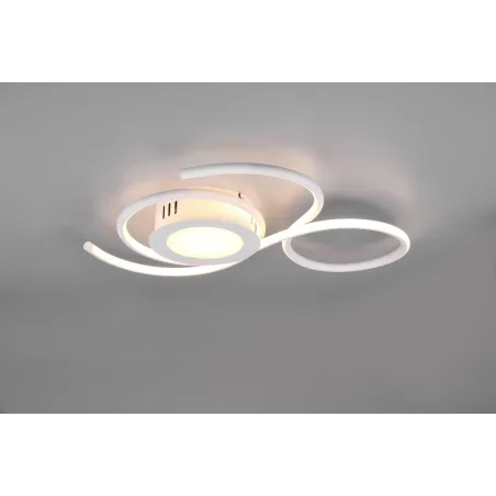 Plafonnier Intérieur Métal Blanc mat 230V. LED 2700 - 6000K 4300lm.