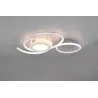 Plafonnier Intérieur Métal Blanc mat 230V. LED 2700 - 6000K 4300lm.