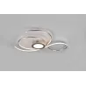 Plafonnier Intérieur Métal Nickel mat 230V. LED 2700 - 6000K 5600lm.
