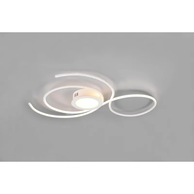 Plafonnier Intérieur Métal Blanc mat 230V. LED 2700 - 6000K 5600lm.