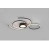Plafonnier Intérieur Métal noir mat 230V. LED 2700 - 6000K 5600lm.