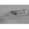 Plafonnier Intérieur Métal noir mat 230V. LED 3000K 3900lm.