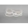 Plafonnier Intérieur Métal argent 230V. LED 3000K 5800lm.