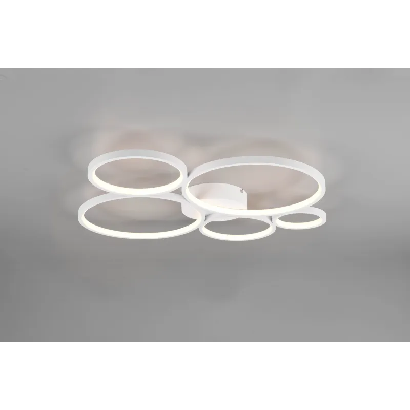 Plafonnier Intérieur Métal Blanc mat 230V. LED 3000K 5600lm.