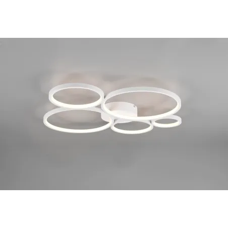 Plafonnier Intérieur Métal Blanc mat 230V. LED 3000K 5600lm.