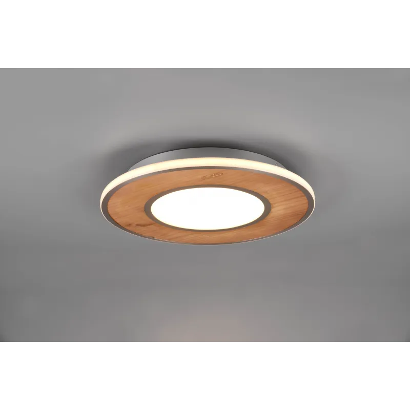Plafonnier Intérieur Bois naturel naturel 230V. LED 3000K 4400lm.