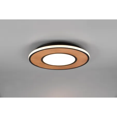 Plafonnier Intérieur Bois naturel naturel 230V. LED 3000K 4400lm.