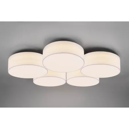 Plafonnier Intérieur Métal Blanc 230V. LED 3000K 6300lm.