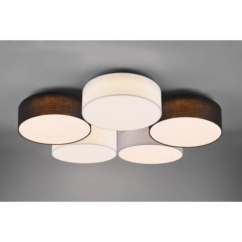 Plafonnier Intérieur Métal Blanc 230V. LED 3000K 6300lm.