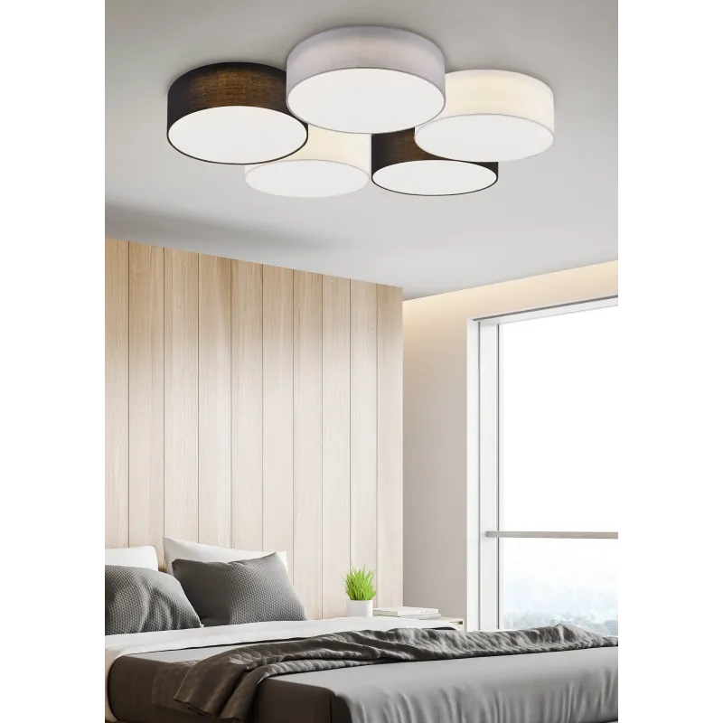 Plafonnier Intérieur Métal Blanc 230V. LED 3000K 6300lm.