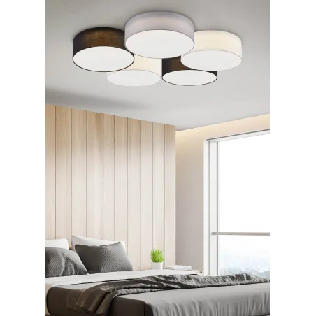 Plafonnier Intérieur Métal Blanc 230V. LED 3000K 6300lm.
