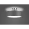 Plafonnier Intérieur Métal Nickel mat 230V.