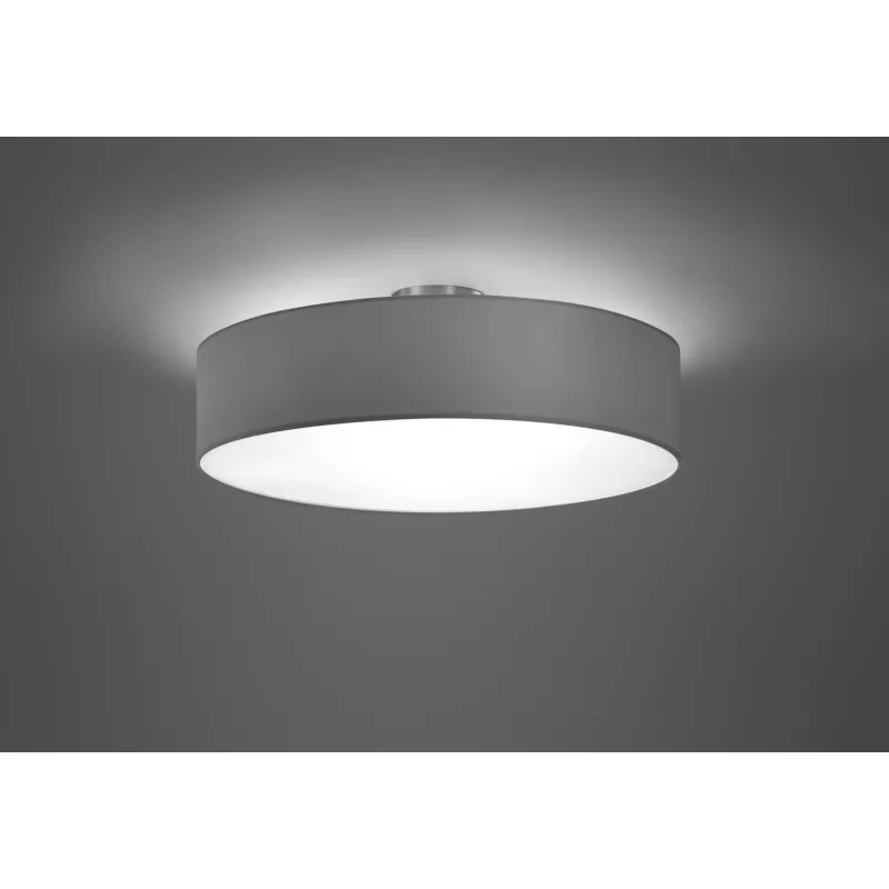Plafonnier Intérieur Métal Nickel mat 230V.