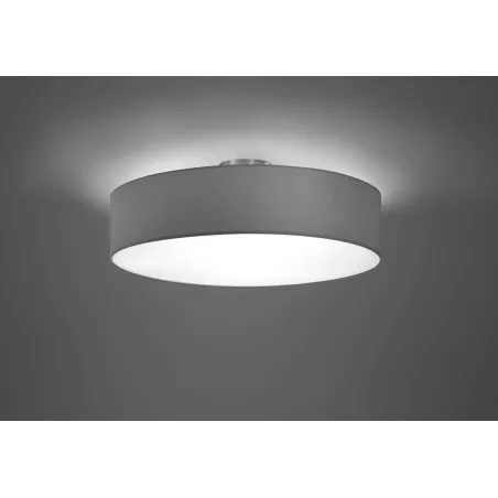 Plafonnier Intérieur Métal Nickel mat 230V.