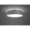 Plafonnier Intérieur Métal Nickel mat 230V.