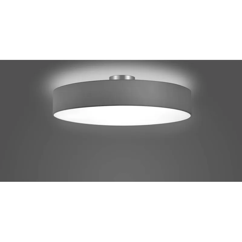 Plafonnier Intérieur Métal Nickel mat 230V.