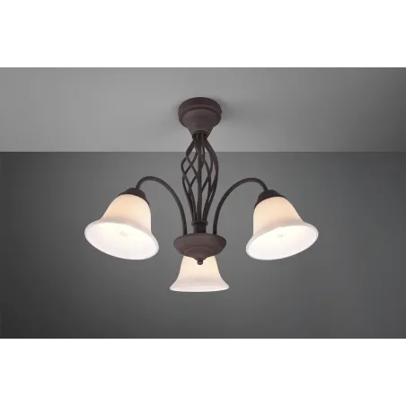 Plafonnier Intérieur Métal rouille 230V.