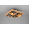 Plafonnier Intérieur Métal Nickel antique 230V.