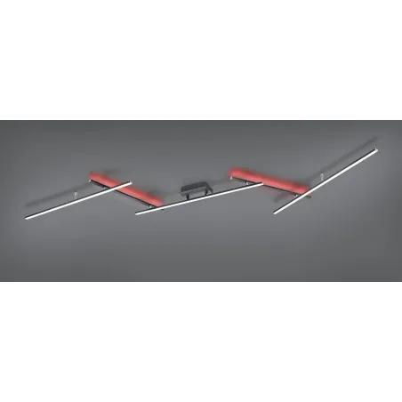 Plafonnier Intérieur Métal noir mat 230V. LED 2700 - 6500K 2600lm.