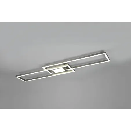 Plafonnier Intérieur Métal Nickel mat 230V. LED 2700 - 6500K 4300lm.