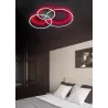 Plafonnier Intérieur Métal noir mat 230V. LED 2700 - 6500K 3200lm.