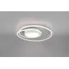 Plafonnier Intérieur Métal Blanc mat 230V. LED 2700 - 6000K 6800lm.