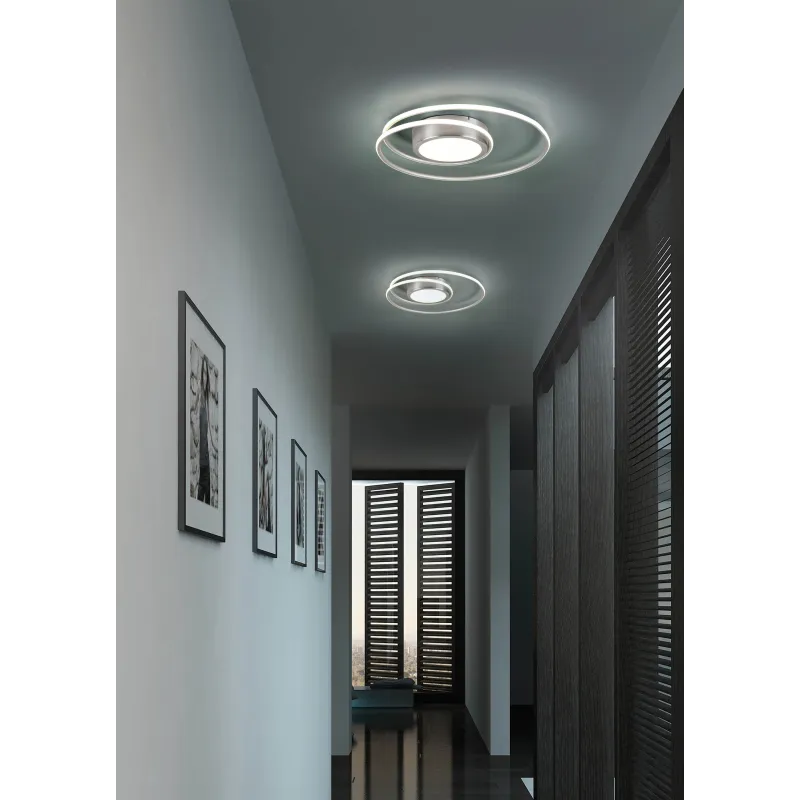 Plafonnier Intérieur Métal Blanc mat 230V. LED 2700 - 6000K 6800lm.