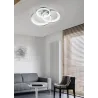 Plafonnier Intérieur Métal chrome 230V. LED 3000K 4300lm.