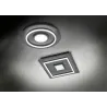 Plafonnier Intérieur Ardoise noir 230V. LED 3000K 3100lm.