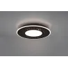 Plafonnier Intérieur Métal noir mat 230V. LED 2700 - 6500K 5300lm.