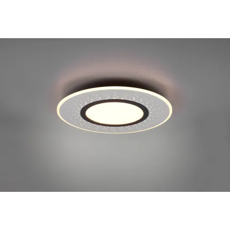 Plafonnier Intérieur Métal Nickel mat 230V. LED 2700 - 6500K 5300lm.